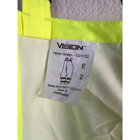 Vision Overall Ylw/Green Breathable M TINGLEY O23122 Meets ANSI/SEA 107-2010 - Picture 6 of 9